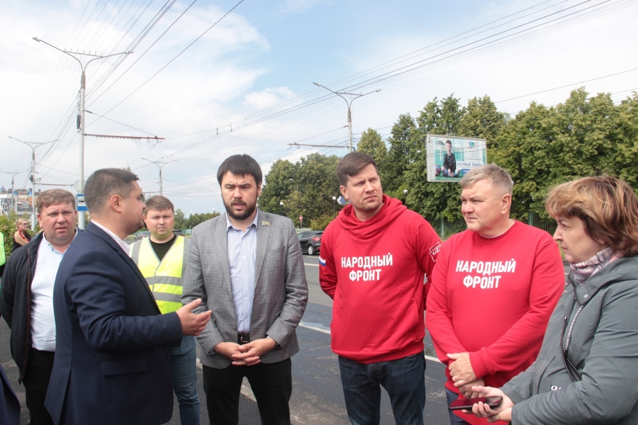 С участием общественного контроля в Чебоксарах состоялась приемка дорог