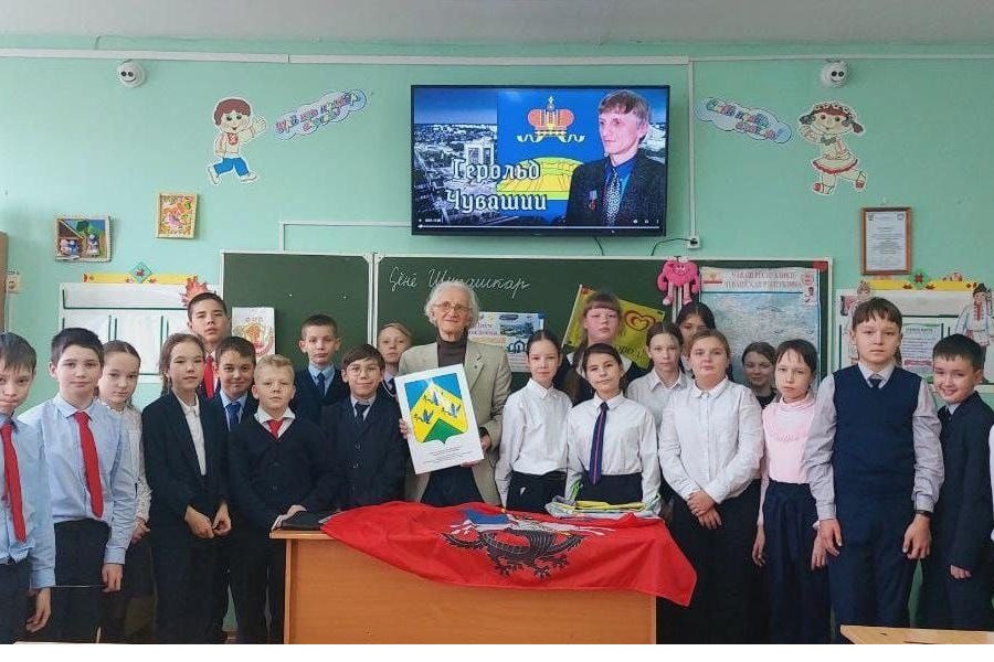 Ко Дню рождения города лицеисты встретились художником-геральдистом Вадимом Шипуновым