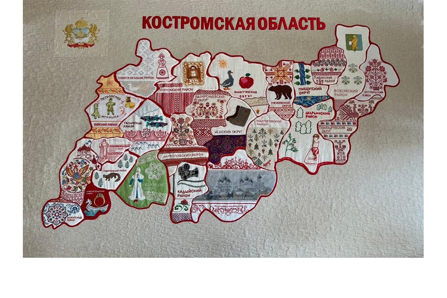 Участник фестиваля «Вышитая Россия» в Чувашии - Костромская область