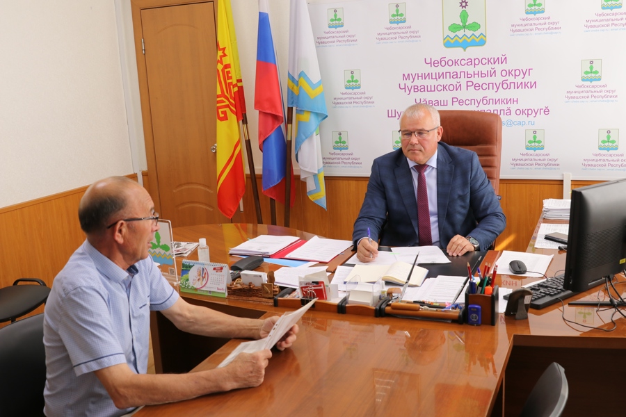 Рабочая встреча с главой КФХ Плотниковым Юрием Ильичом