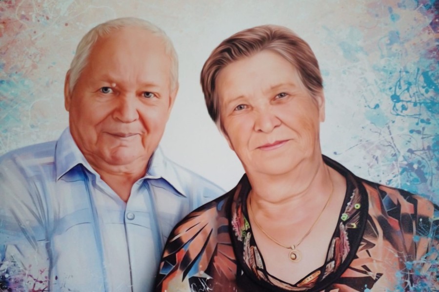 Новочебоксарск – город уважаемых семей. Супруги Николай Федорович и Анастасия Ивановна Отмаховы вместе 65 лет.