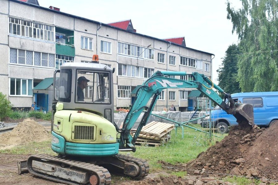 ООО «РДС» продолжает работы по благоустройству территорий на улице Молодежной
