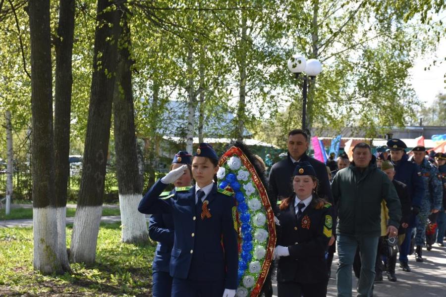 В Аликовском муниципальном округе состоялось торжественное мероприятие, посвященное 79-й годовщине Победы в Великой Отечественной войне