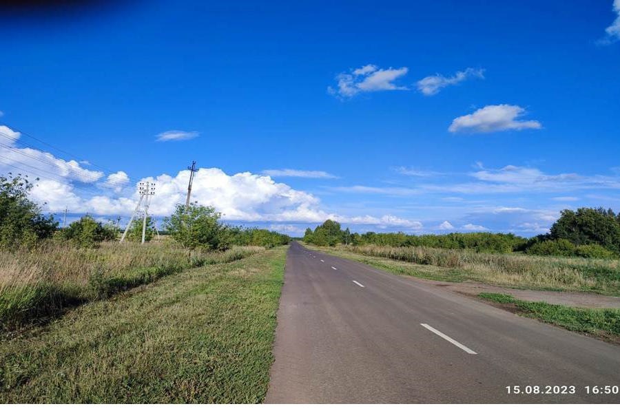 Завершены работы по ремонту участка автодороги около д. Первое Семеново