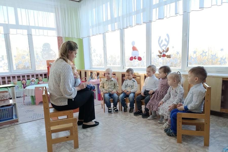 Калейдоскоп открытых занятий прошёл в детском саду №14 «Родничок»