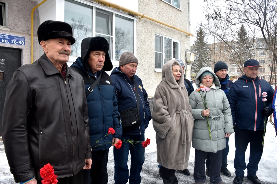 Открытие памятной доски в честь Заслуженного тренера РСФСР и СССР Г.С. Семенова