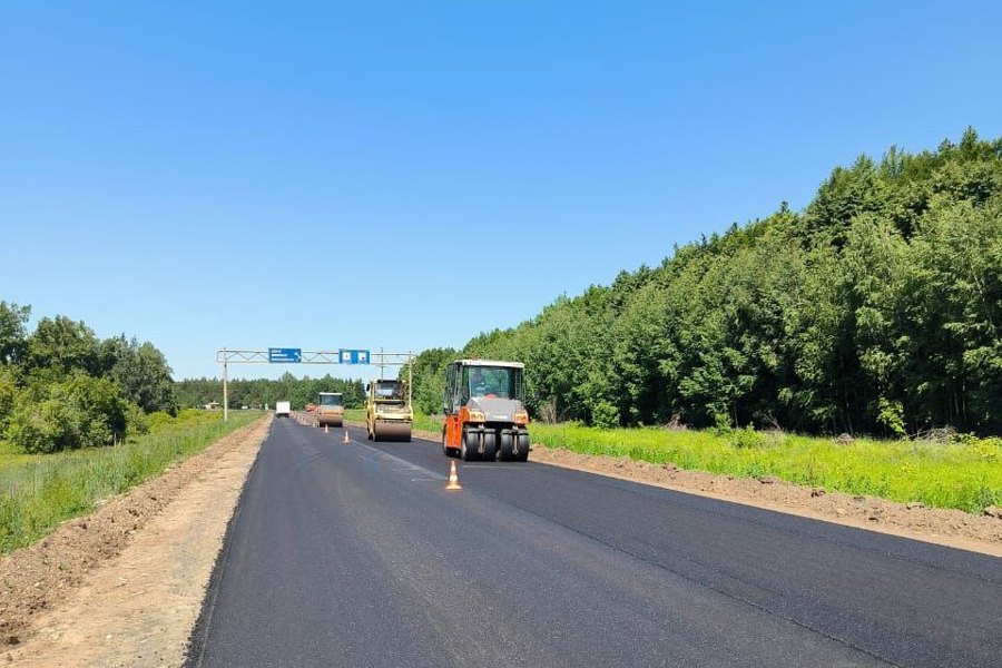 В этом году по дорожному нацпроекту отремонтируют 27,5 км автодороги Чебоксары-Сурское