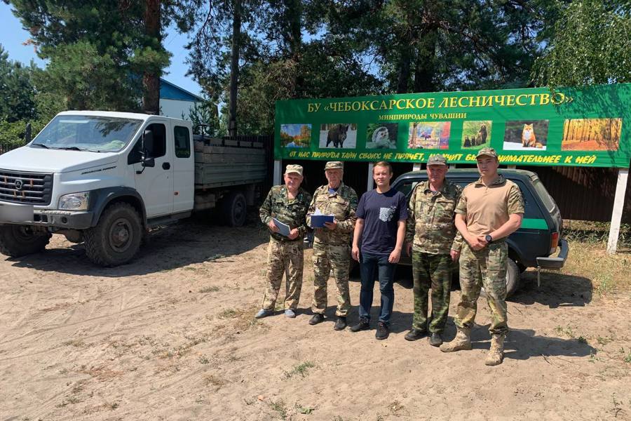 Патрулирование на территории Чебоксарского лесничества (Заволжье) (06.-07-07.07.24)