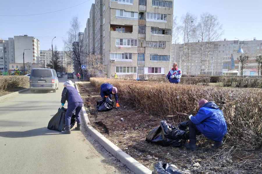 Чистый четверг: организации г. Чебоксары присоединяются к весеннему санитарно-экологическому месячнику