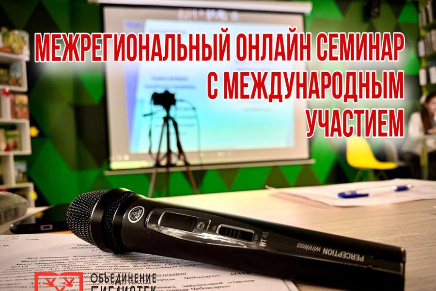 В Чебоксарах на базе библиотеки прошёл межрегиональный онлайн семинар