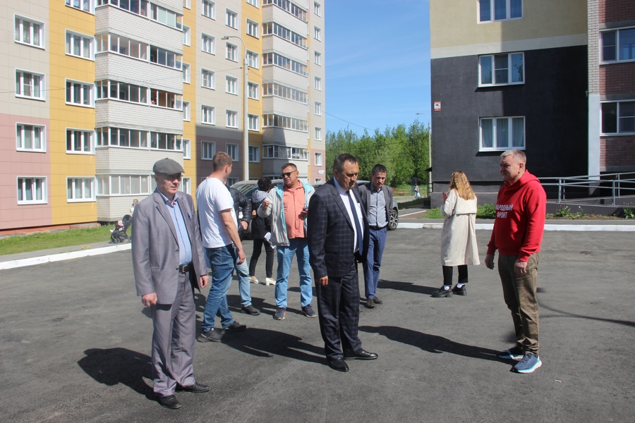 В Чебоксарах состоялась приемка дворовых территорий