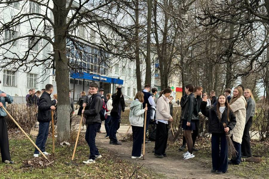 В городе проходят традиционные весенние субботники