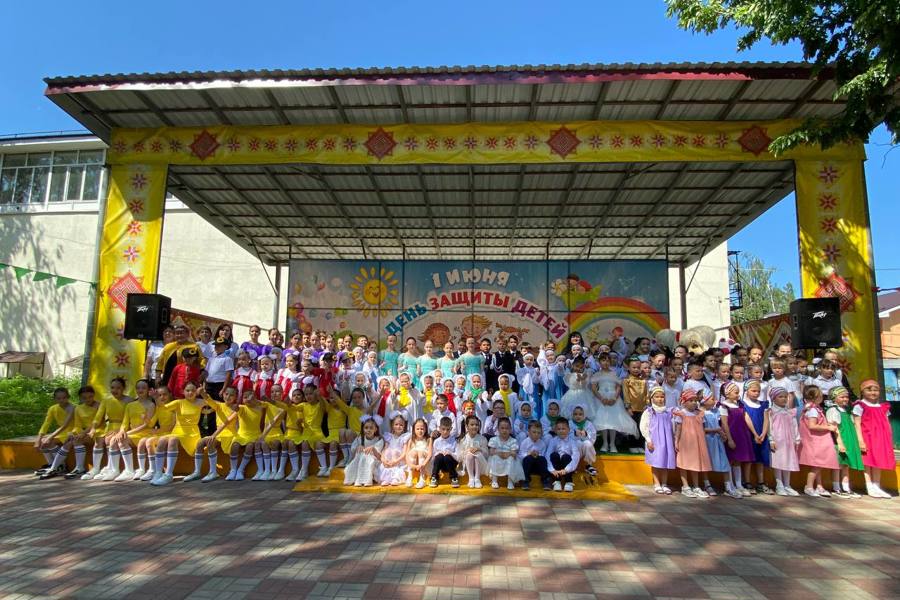 В парке культуры и отдыха села Комсомольское состоялось мероприятие, посвященное Дню защиты детей