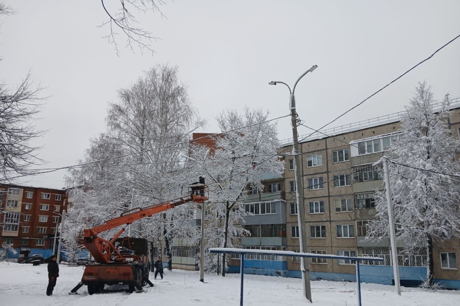 В Чебоксарах завершено строительство освещения во дворах многоквартирных домов