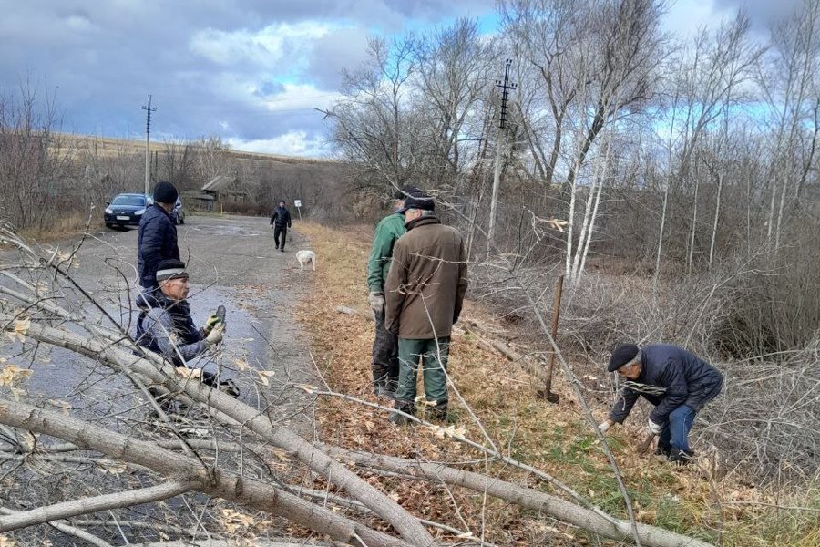 В Шихабыловском территориальном отделе прошёл субботник