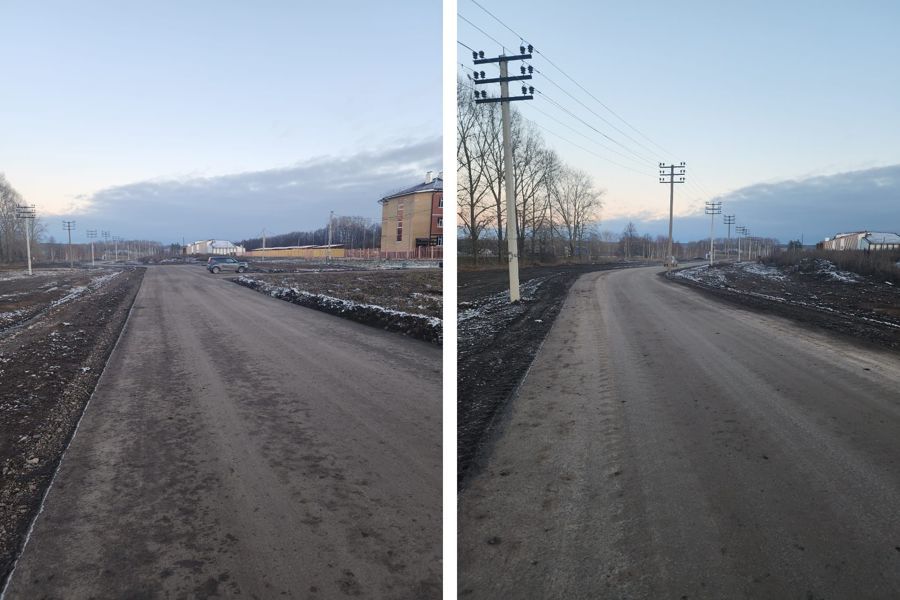 Инициативные проекты на селе: в Цивильске отремонтировали дорогу по ул. Арцыбышева