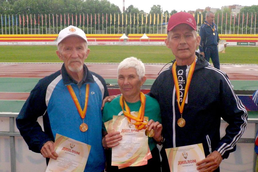 4 золотые медали завоевали ветераны спорта нашего округа