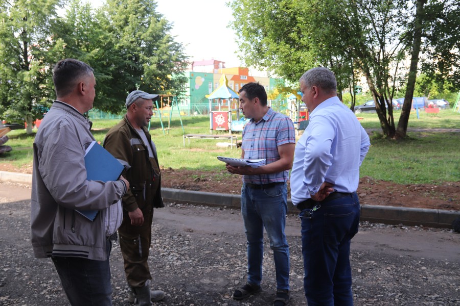 Благоустройству дворовых территорий в Новочебоксарске уделяется особое внимание