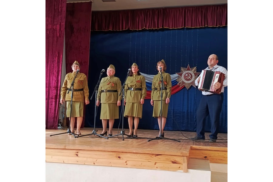 В Челкасинском сельском доме культуры прошел концерт патриотической песни  «О родине, о доблести, о славе»