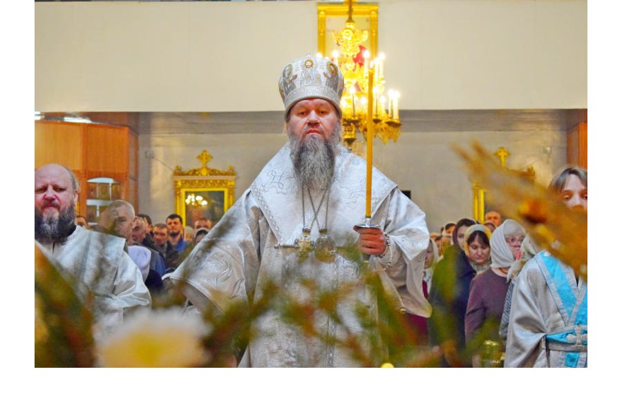 Рождество Христово. Богослужения в кафедральном храме святителя Николая г. Канаш