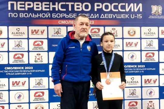 Мария Александрова – бронзовый призер первенства России по вольной борьбе