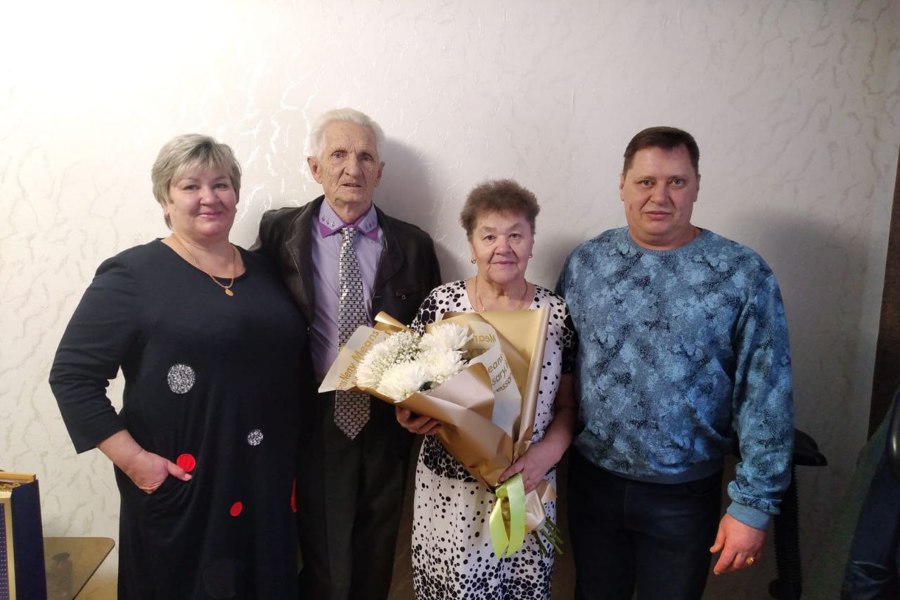 Супруги Друзины из города Алатыря в счастливом браке вот уже 55 лет