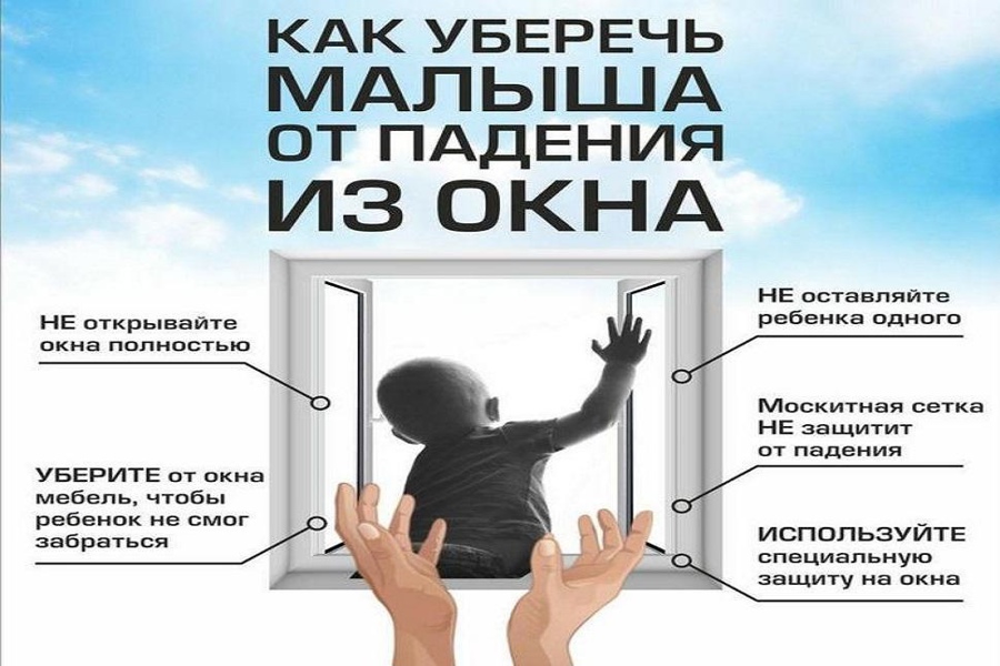 ПАМЯТКА РОДИТЕЛЯМ  по профилактике несчастных случаев выпадения детей из окон
