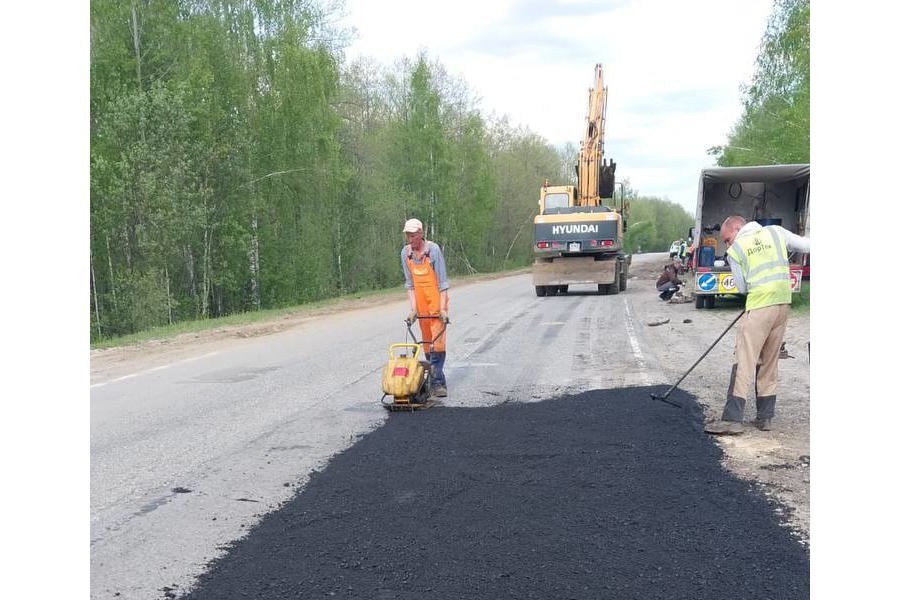 План выполнения ямочного ремонта на автодорогах регионального значения в Чувашкой Республике с 08.05.2023 по 12.05.2023