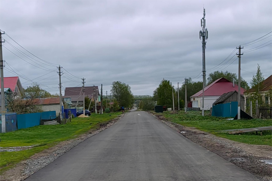 Дорогу на селе в Батыревском округе отремонтировали по инициативному проекту жителей