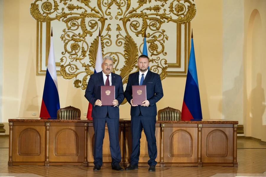 Государственный Совет Чувашской Республики и Народный Совет Луганской Народной Республики  заключили соглашение о сотрудничестве
