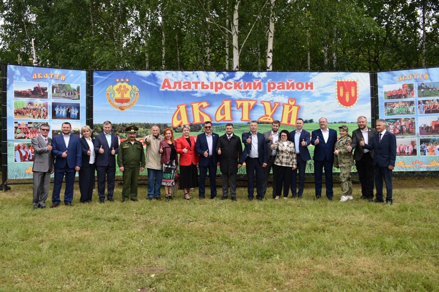 В Алатырском муниципальном округе отметили праздник Песни, Труда и Спорта «Акатуй-2023»