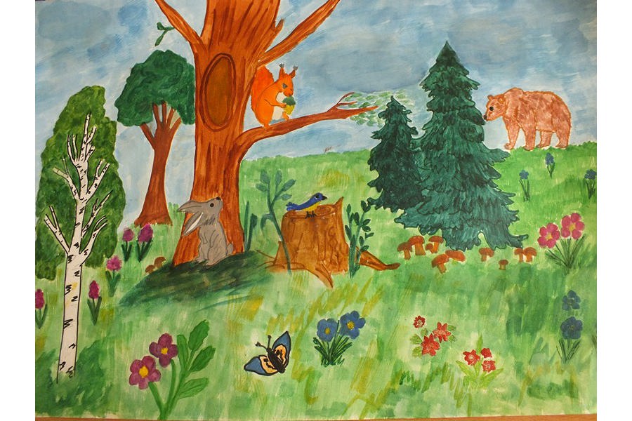 В национальном парке «Чаваш вармане» подведены итоги традиционного детского конкурса рисунка «Мир заповедной природы»