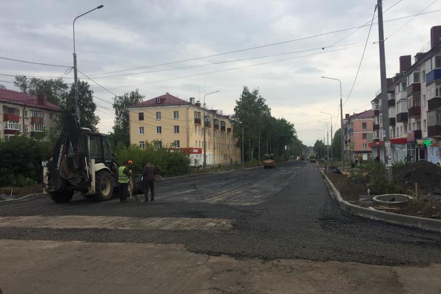 Продолжаются работы по реконструкции автодороги «проспект Ленина»