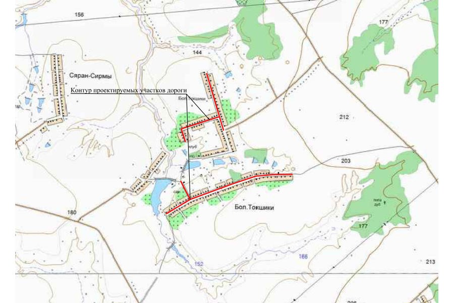 Планируется строительство новой автомобильной дороги в д. Большие Токшики Моргаушского округа