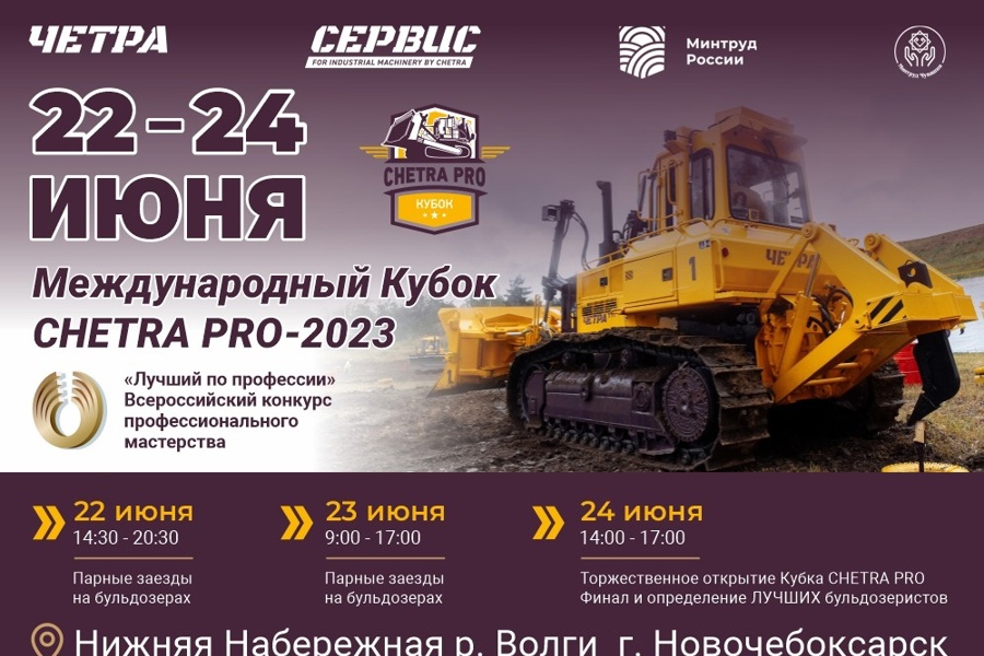 Афиша Международного Кубка CHETRA PRO-2023!