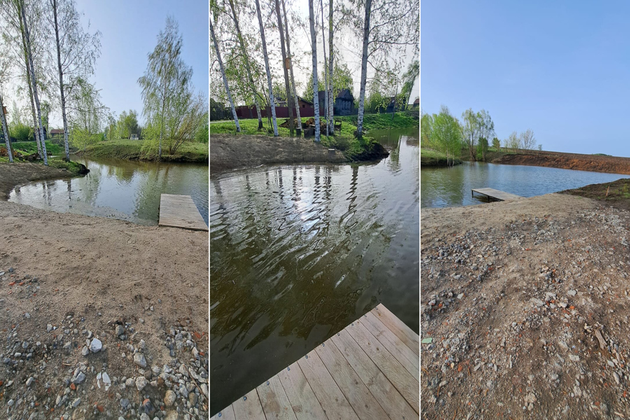 По инициативе жителей в чувашской деревне очистили пруд