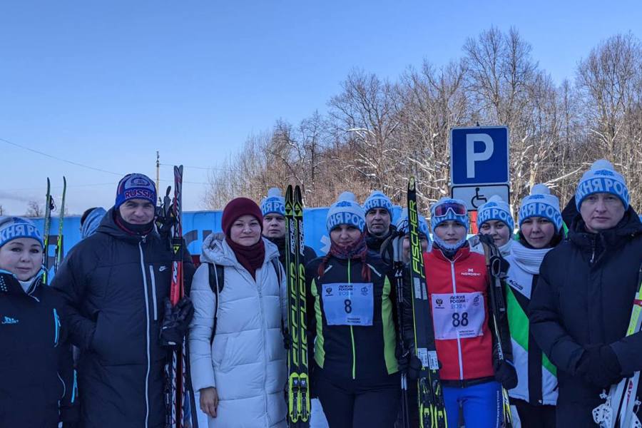 Все на лыжи: сотрудники Минприроды Чувашии присоединились к «Лыжне России-2024»