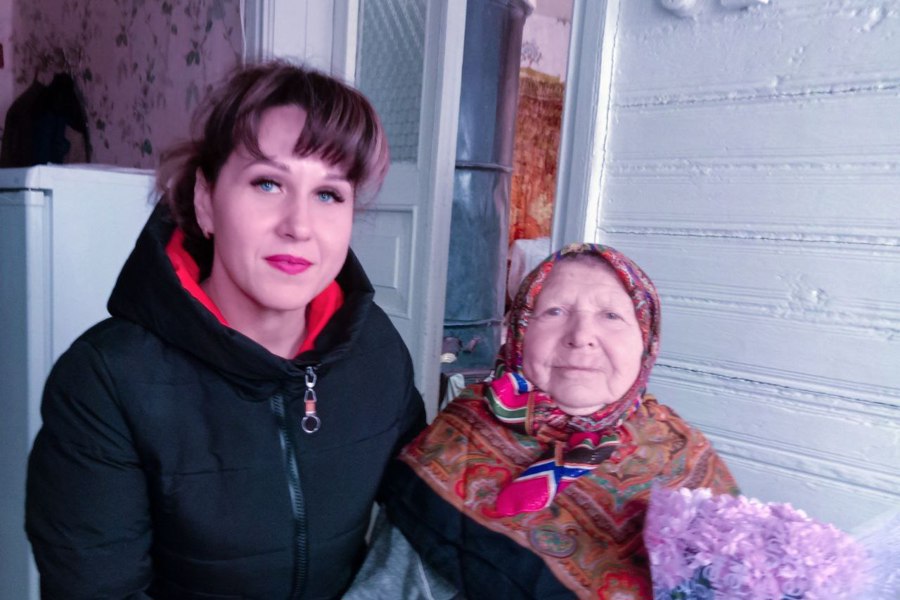 95-летие отмечает труженица тыла, ветеран труда, жительница Порецкого округа Яшина Анастасия Семеновна