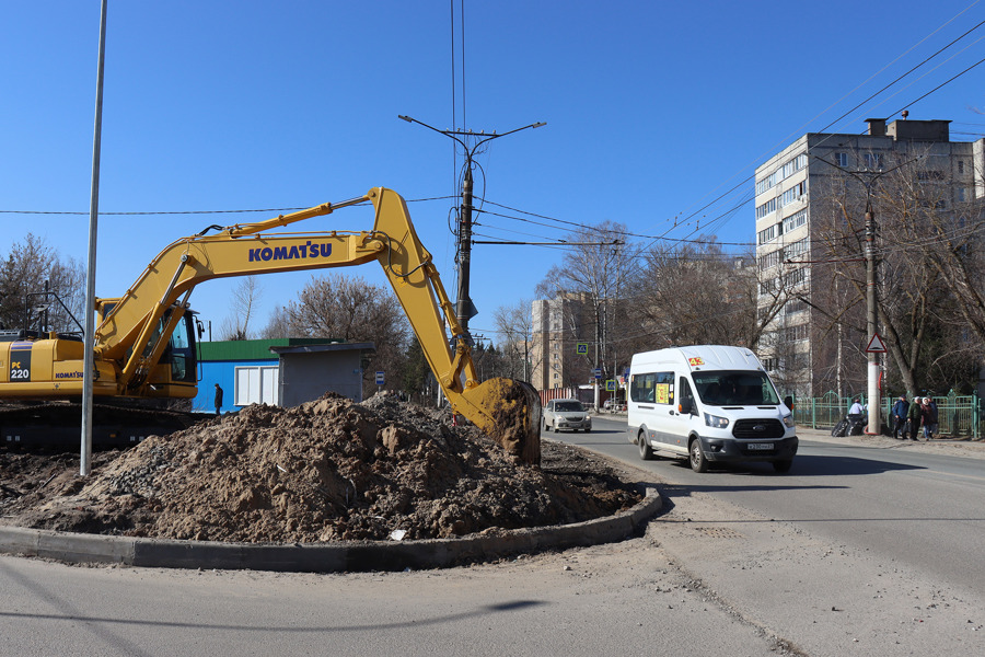 На Гражданской приступают к работам по устройству тротуаров