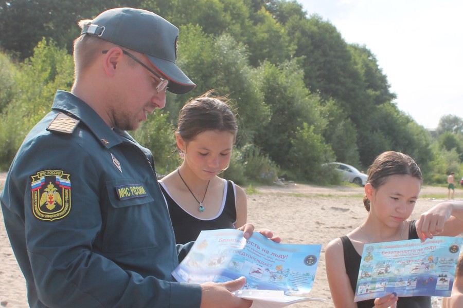 По местам отдыха у водоемов проходят профилактические рейды