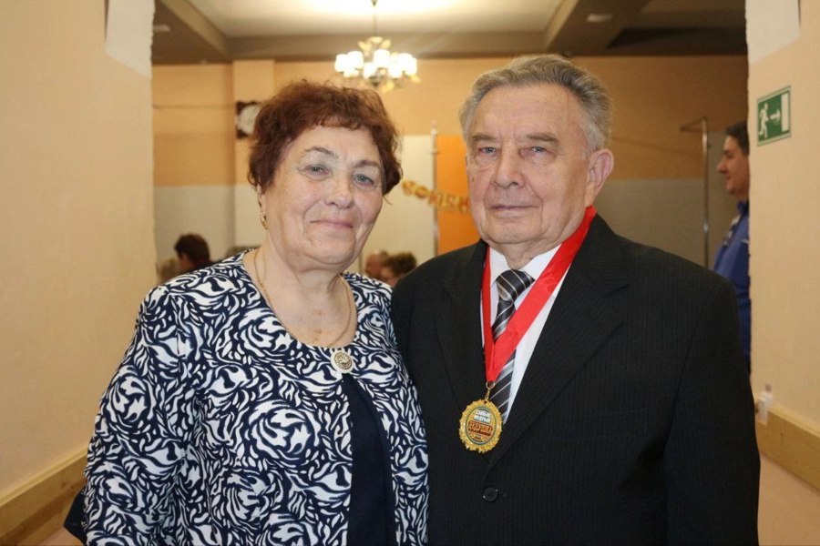 Рекорд семейного долголетия достигли супруги  Акуловские Юрий Александрович и Нина Николаевна