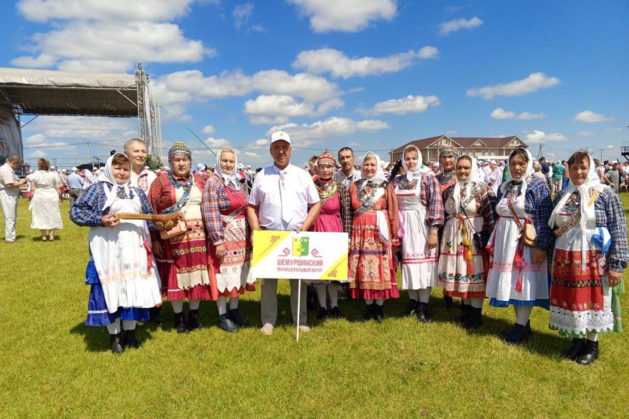 Фольклорный коллектив «Сурпан» принял участие в Республиканском празднике чувашской культуры – Уяв.