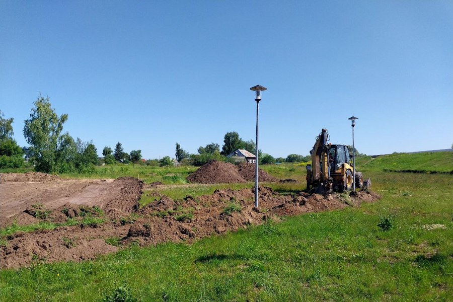 Продолжается благоустройство общественного пространства парк «Старый город»