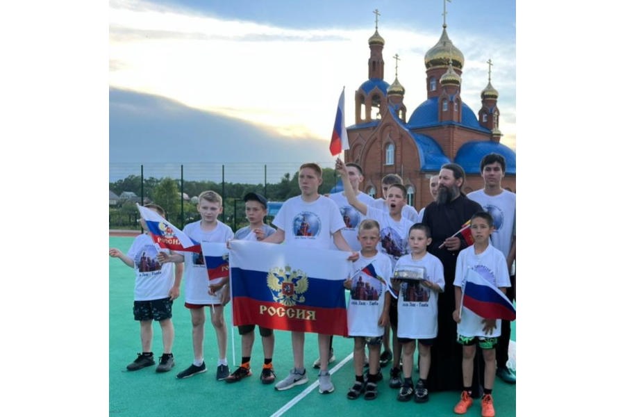 День России: детское спортивное мероприятие «Вперёд, Россия!» в селе Лащ-Таяба